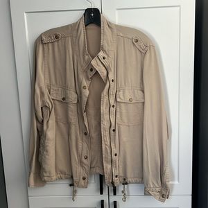 Tan light jacket size medium